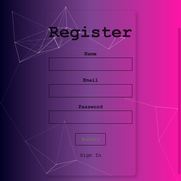 Register page