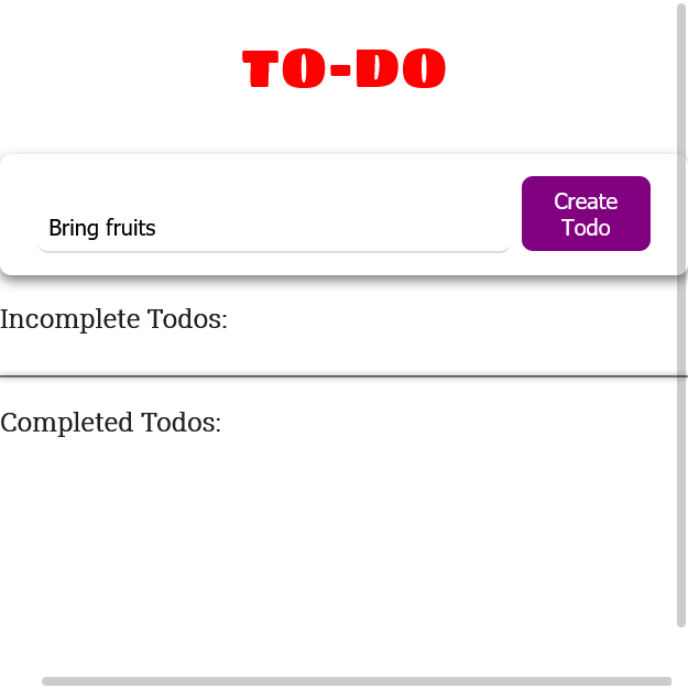 Add To-do